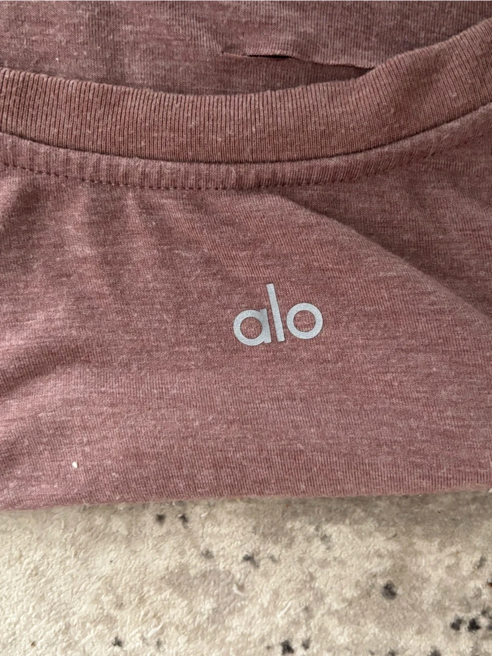 ALO Yoga Sleeveless Blush Pink Cut It Out Muscle Tank Top